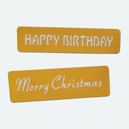 Lebensmittelschablonen