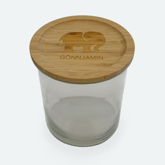 Vorratsglas mit Holzdeckel