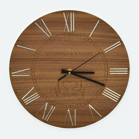 Holz Wanduhr