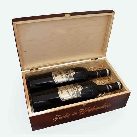 Weihnachtliches Weingeschenk